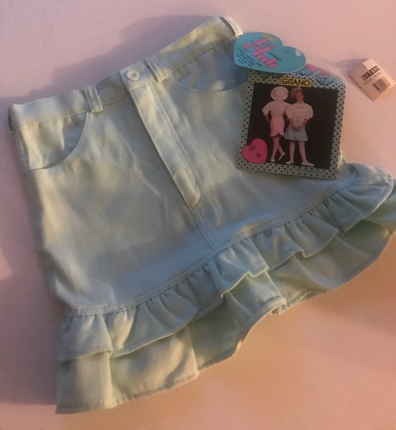 Vintage 80s Girls Skirt,Deadstock,Ej Gitano ,vinta