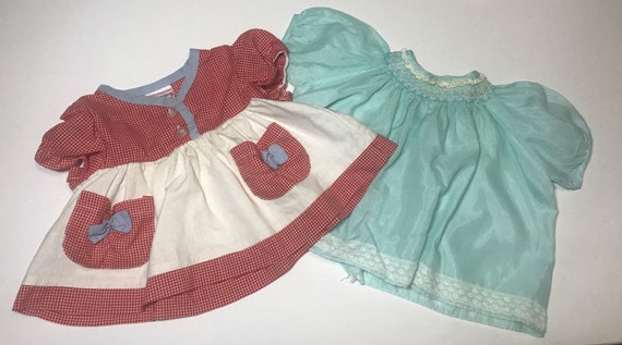 Vintage 60s Vintage Infant Dress Lot,infant dress… - image 1