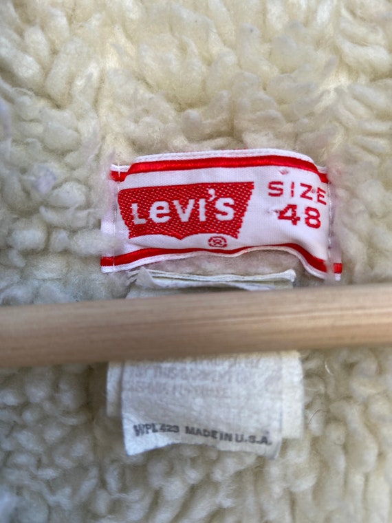 Levi’s orange tab denim jacket,Levi’s sherpa oran… - image 6