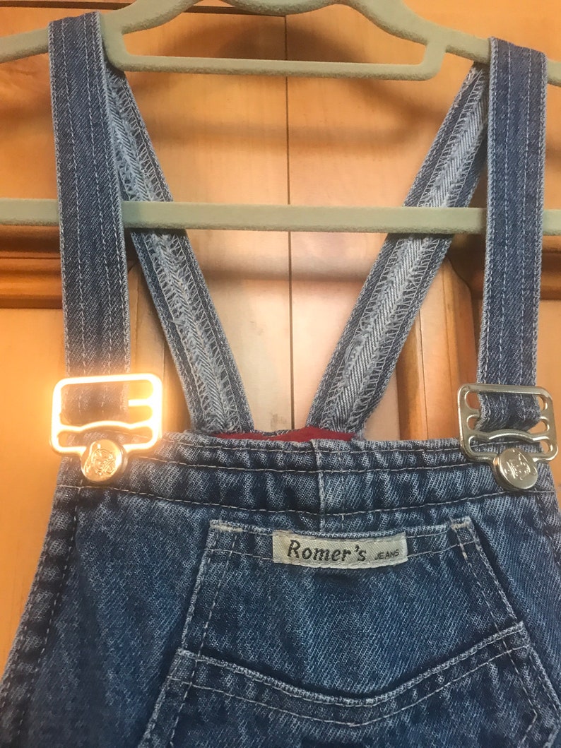 Vintage Denim Overalls,overalls,kids overalls,vintage denim,jean overalls,lined overalls,denim overalls,toddler overalls image 3