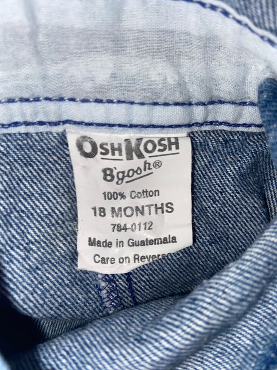 Oshkosh denim shortalls, Oshkosh, denim shortalls… - image 5