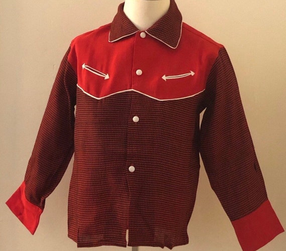 Vintage kids western shirts, western shirt,cowboy