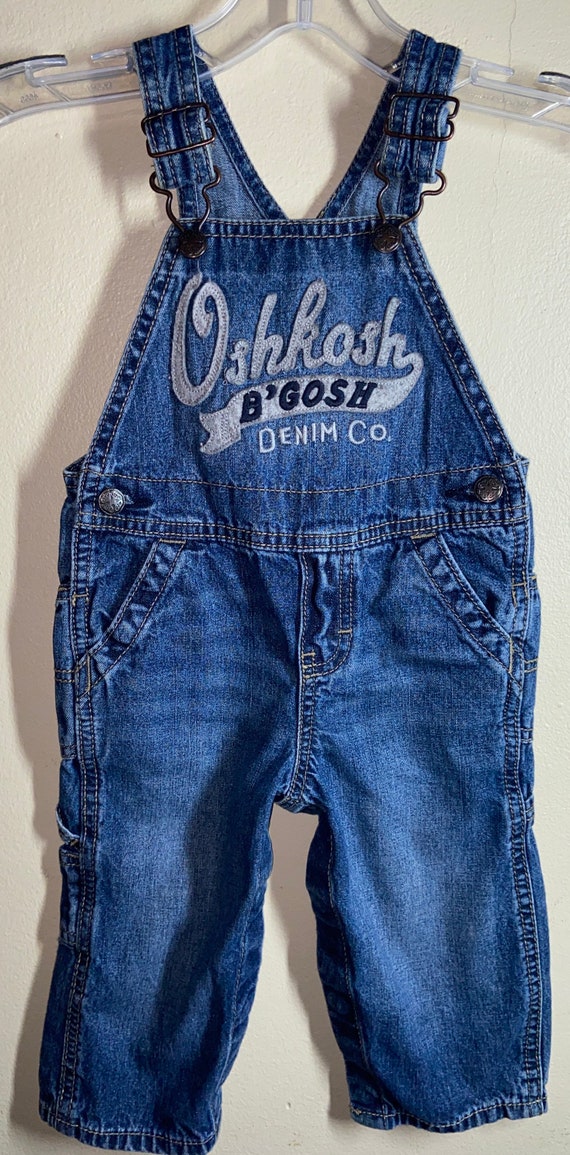 Oshkosh overalls,infant,infant overalls, denim,de… - image 1