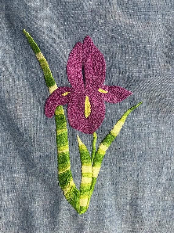 Girls Denim Embroidered Shirt,vintage,vintage shi… - image 5
