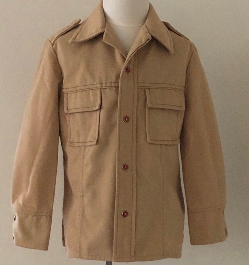 Vintage Embroidered Boys/Toddler Shirt Jacket,Cowboy,Embroidered jacket,Embroidered Shirt,Vintage image 3