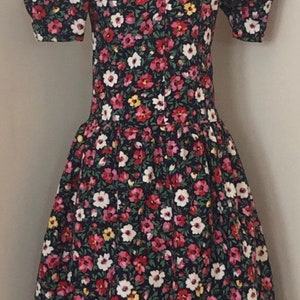 Vintage girls dress,vintage dress,Girls dress,Sylvia Whyte,Neiman Marcus,Vintage,girls floral dress image 2