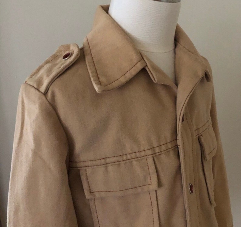 Vintage Embroidered Boys/Toddler Shirt Jacket,Cowboy,Embroidered jacket,Embroidered Shirt,Vintage image 5
