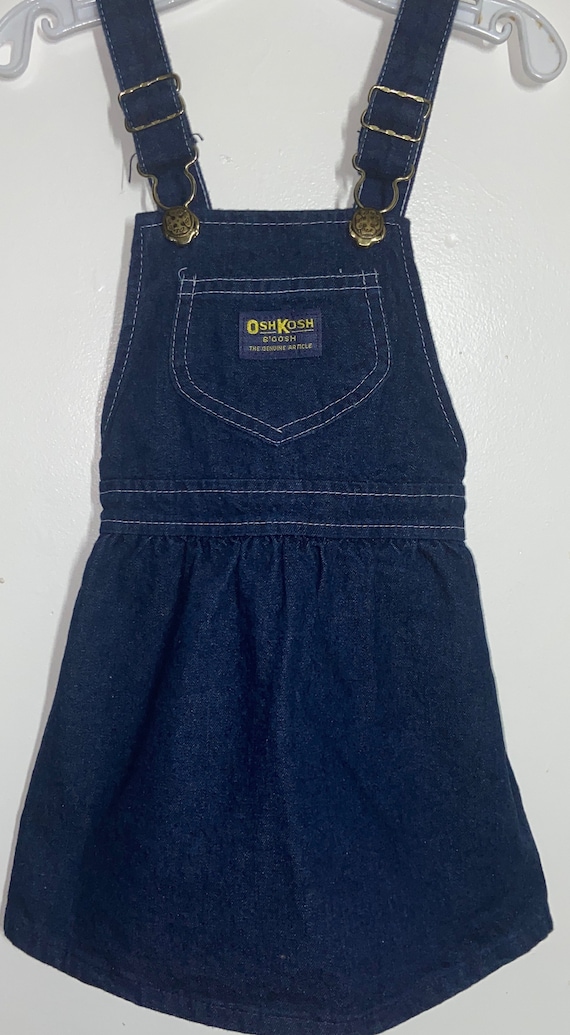 Oshkosh vintage denim jumper,vintage Oshkosh,vinta