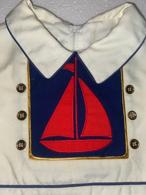 Vintage Boys Nautical Romper,vintage boy,jon jons… - image 2