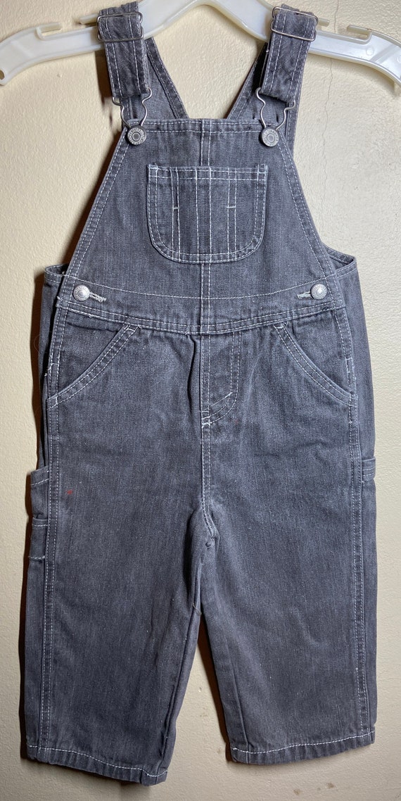 Levi’s grey denim overalls,toddler overalls,overal