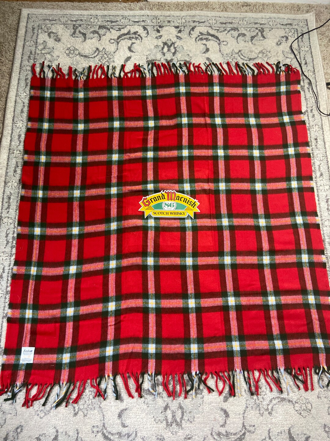 Vintage Throw, Lvintage Blanket,vintage Faribo 100 Acrylic Throw, Made