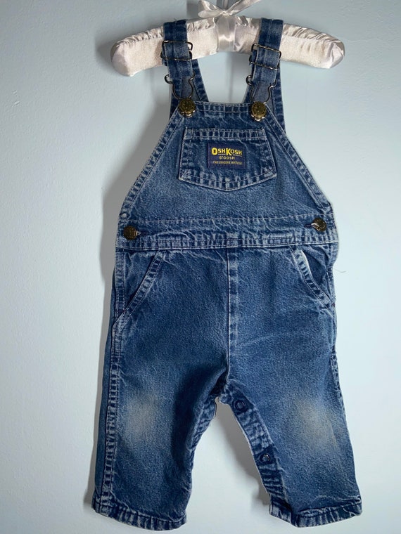 Vintage Oshkosh Denim Overalls,infant, vintage,vi… - image 1