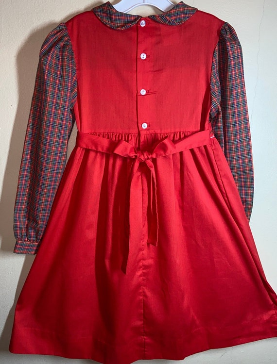 Vintage Polly Flinders Dress,girls dress,smocked … - image 7