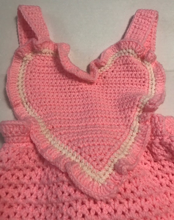 Grandma’s hand knit handmade chunky  apron,knit,a… - image 2