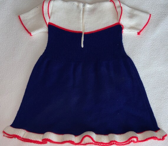 Vintage girls toddler dress,Toddler dress,knit dr… - image 8