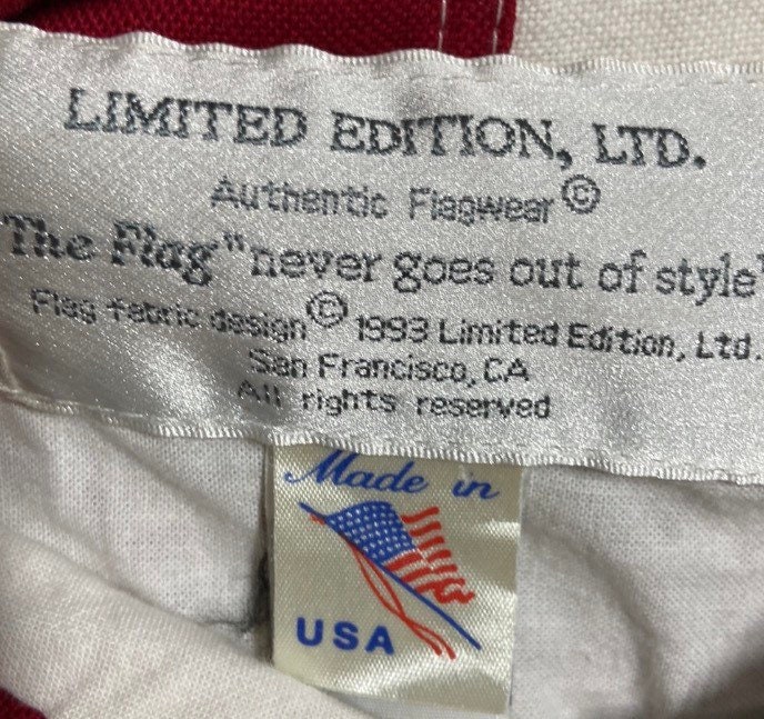Vintage Jacketflag Jacket Limited Edition Flag Jacket - Etsy