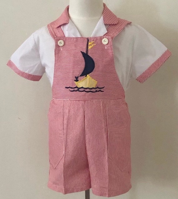 Vintage Shortalls,Baby boy,Boys Shortalls,Clothin… - image 1