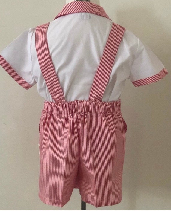 Vintage Shortalls,Baby boy,Boys Shortalls,Clothin… - image 6