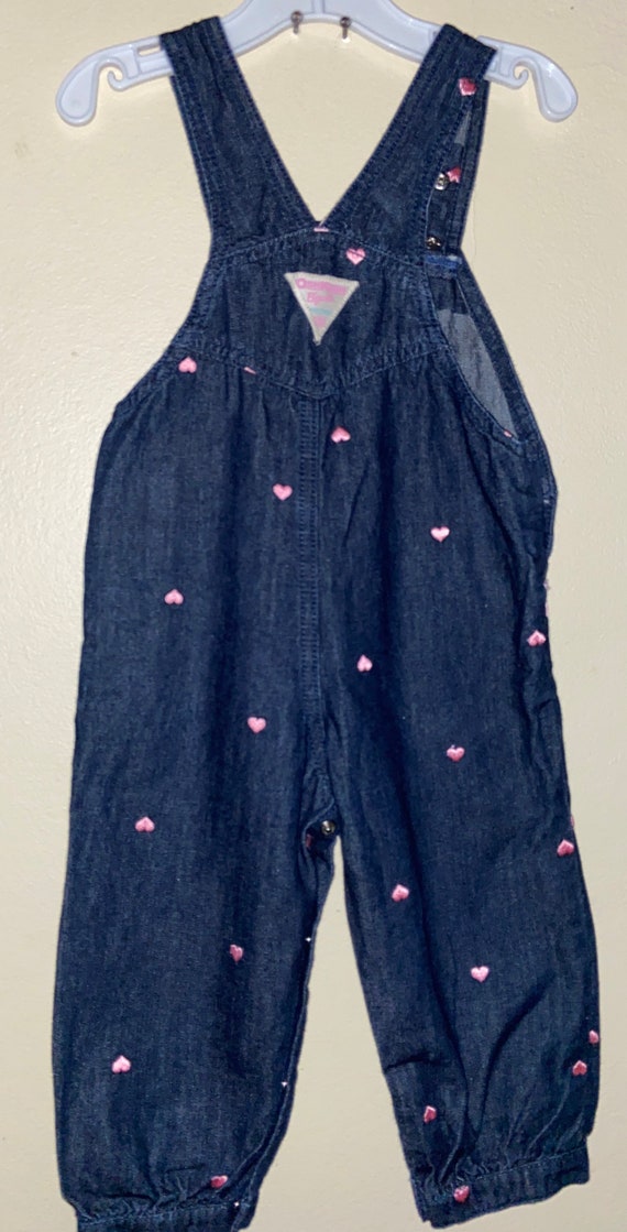 Oshkosh Overalls,Oshkosh Heart denim overalls,ove… - image 2