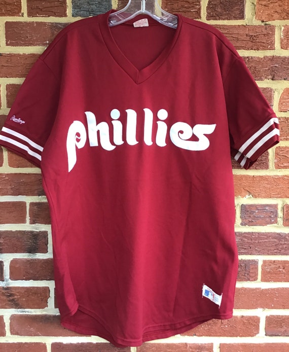 Vintage Rawlings Phillies Jerseybaseball -  New Zealand