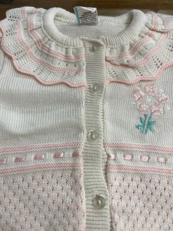 Vintage Girls Toddler Acrylic Sweater,vintage swe… - image 5