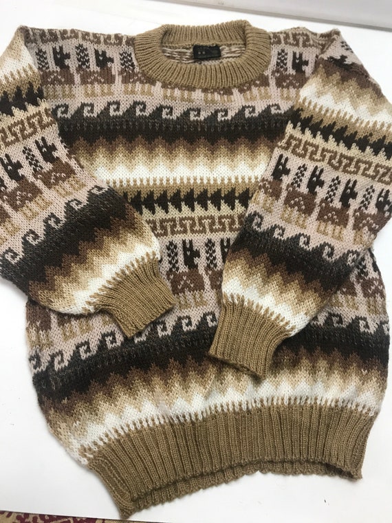 Alpaca Vintage kids sweater made in Peru | Etsy