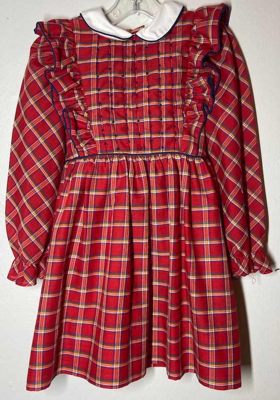Polly Flinders Smocked Girls Dress, girls,Girls d… - image 1