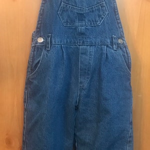 Vintage Denim Overalls,overalls,kids overalls,vintage denim,jean overalls,lined overalls,denim overalls,toddler overalls image 1