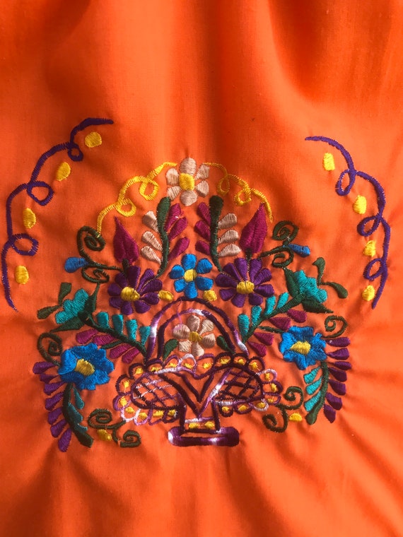Vintage Oaxacan Girls Dress,BoHo, ethnic dress, v… - image 2