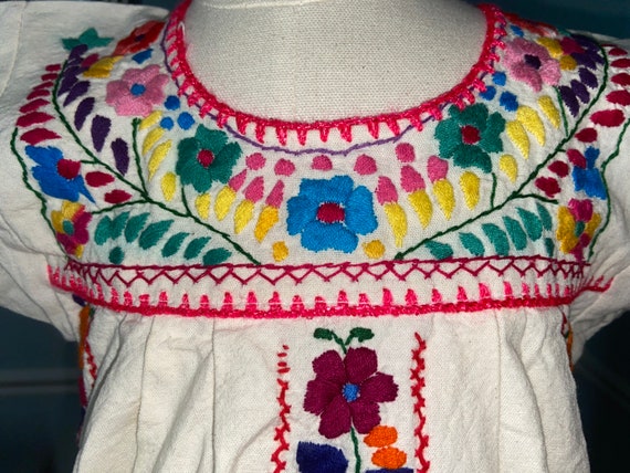 Embroidered toddler dress,toddler dress,sheer tod… - image 2