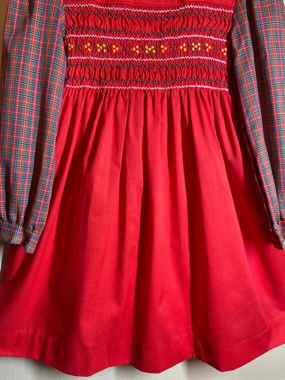 Vintage Polly Flinders Dress,girls dress,smocked … - image 5