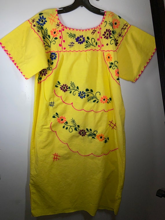 Oaxacan, vintage oxacan, vintage, dress,embroidere