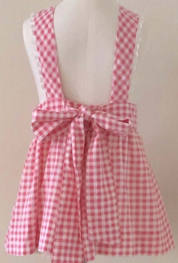 Vintage Handmade Dress and Apron set, apron Dress… - image 6