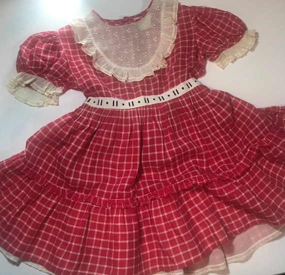 vintage girls dress 1950s Gem