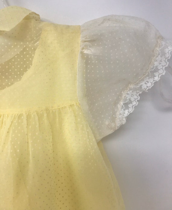 Vintage 50s baby dress,Swiss dot dress,Vintage ba… - image 4
