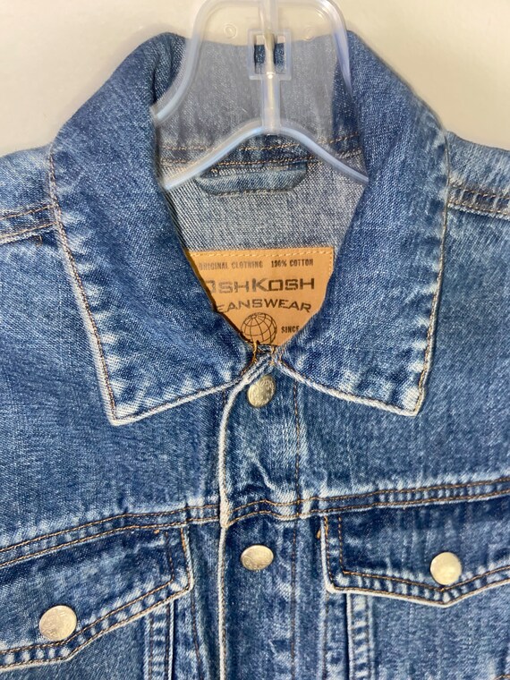 Vintage Oshkosh denim Jean jacket, vintage,vintag… - image 2