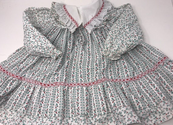 Vintage baby toddler Prairie dress, party dress, … - image 6