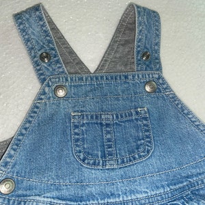 Gap denim jumper,jean jumper, infant, infant denim ,denim,Gap,Gap denim, Baby girl,infant girl,Baby gap,3-6 months,denim dress image 2