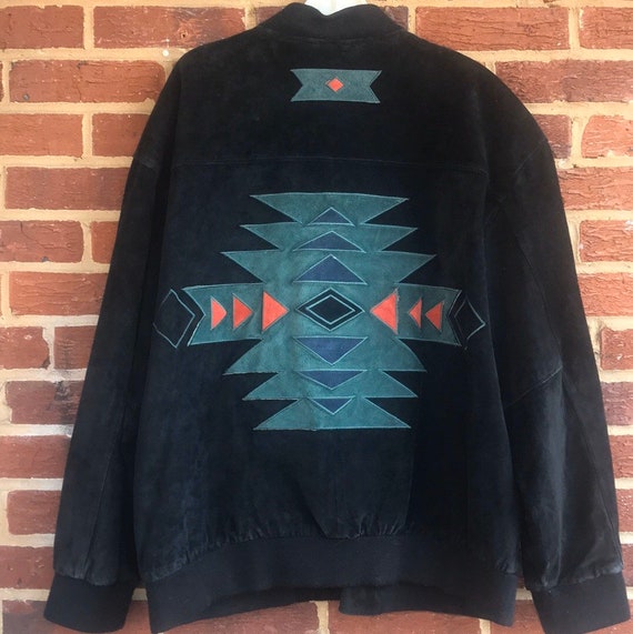 Vintage Leather Jacket,Southwestern leather jacket