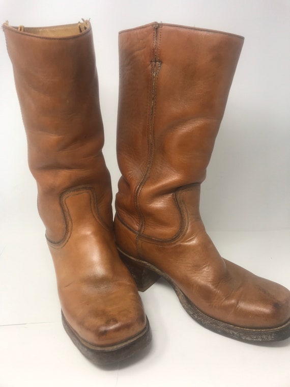 Cowboy western biker boots,motorcycle boot, campus