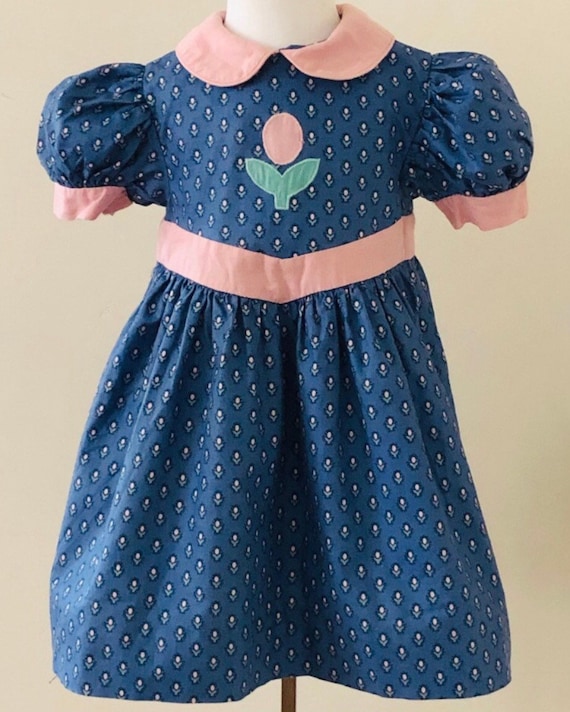 Vintage Girls Dress,Vintage Dress,Toddler dress,Fl