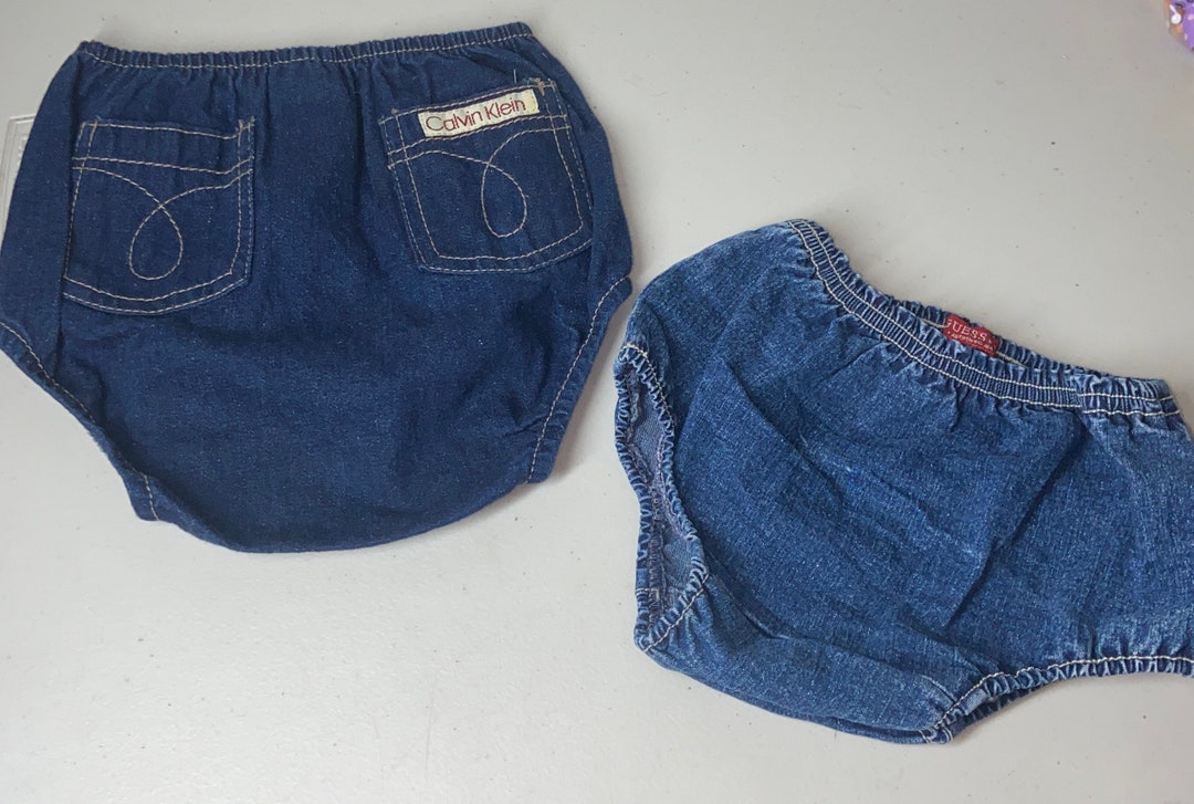 Denim Diaper Bloomers,denim,denim Coverups,jean Bloomers,denim Bloomers,calvin Klein,guess