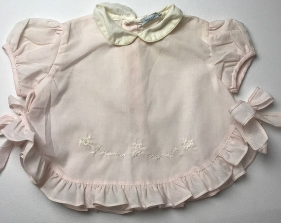 Pinafore 60s top,infant pinafore Nannette dress,Pi