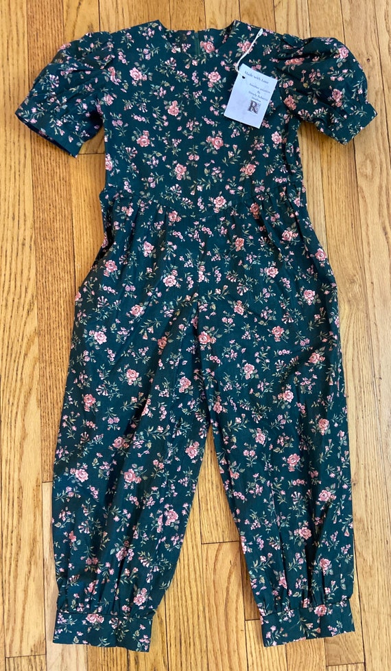 Vintage Jumpsuit,Girls Jumpsuit, Vintage,Handmade 