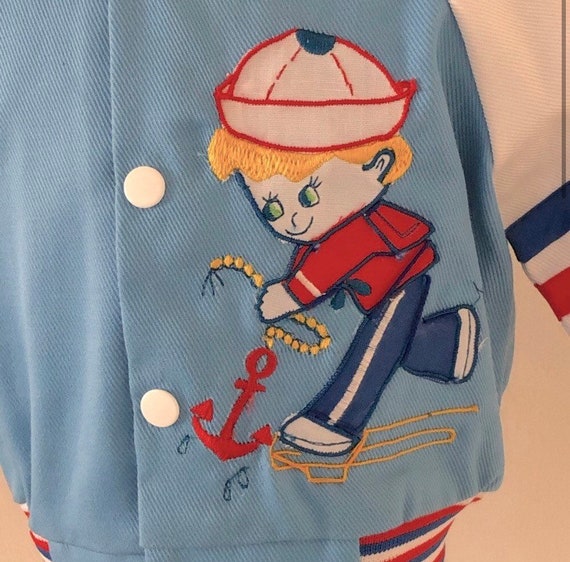 Vintage Infant Jacket, Infant Jacket, baby boy, i… - image 3