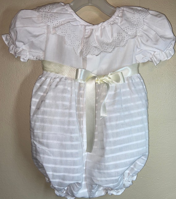 Vintage infant baby bubble,vintage baby,baby girl… - image 2