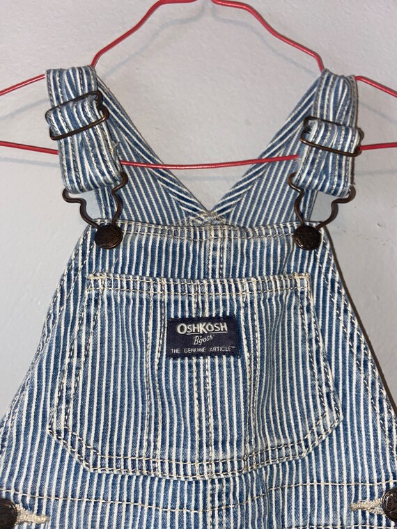 Oshkosh 18 month train conductor shortalls,shorts… - image 2