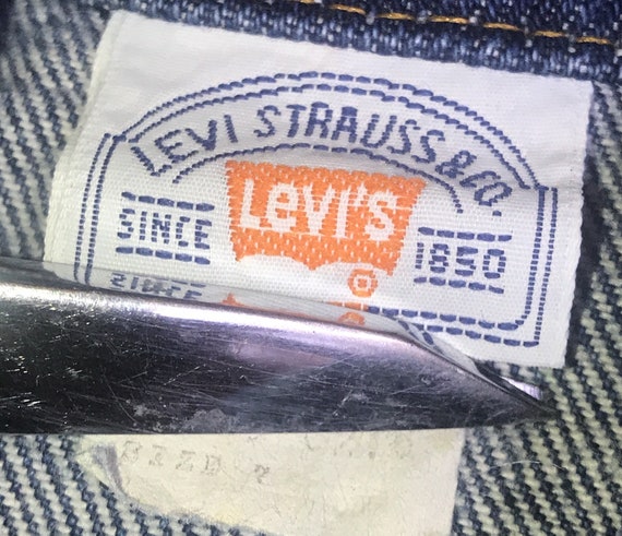 Vintage kids sz 7,Levi’s  jacket, orange tab, a l… - image 6