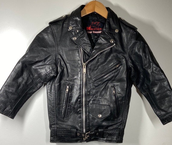 vintage biker jacket - Gem