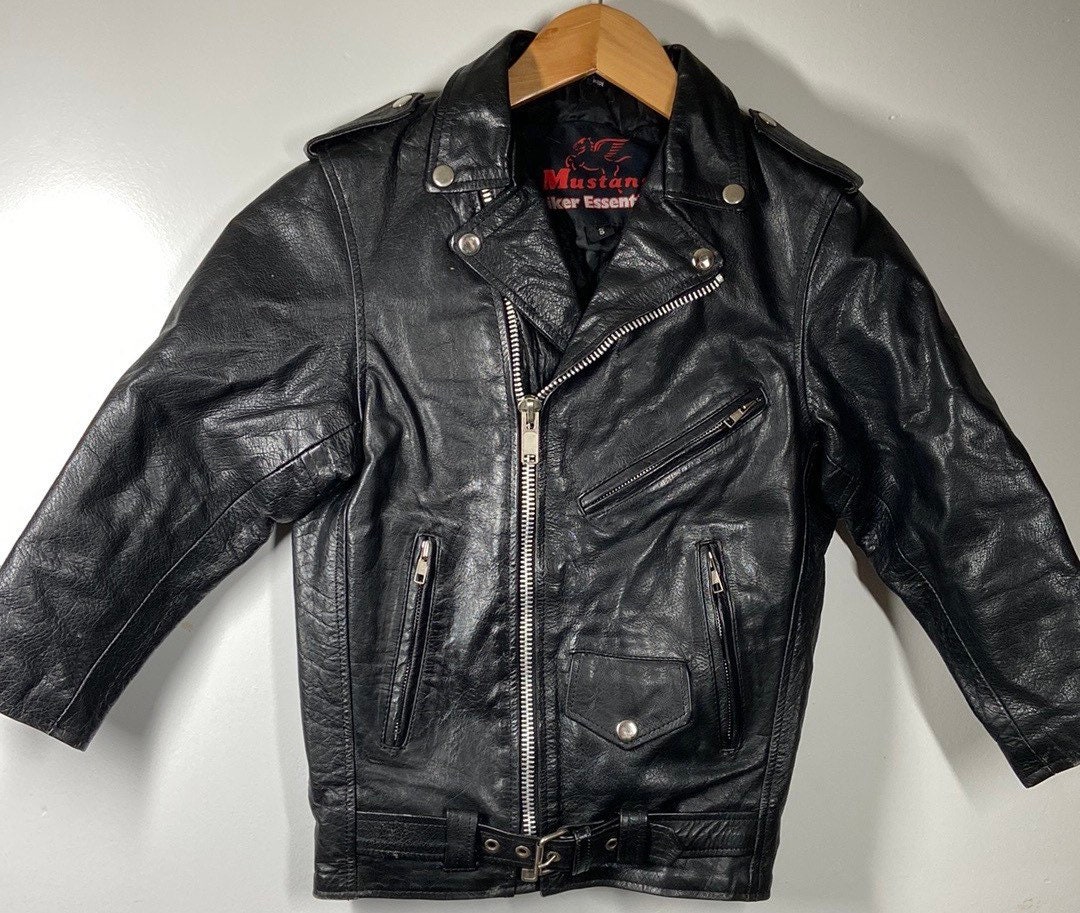 Leather Coat Mustang - Etsy